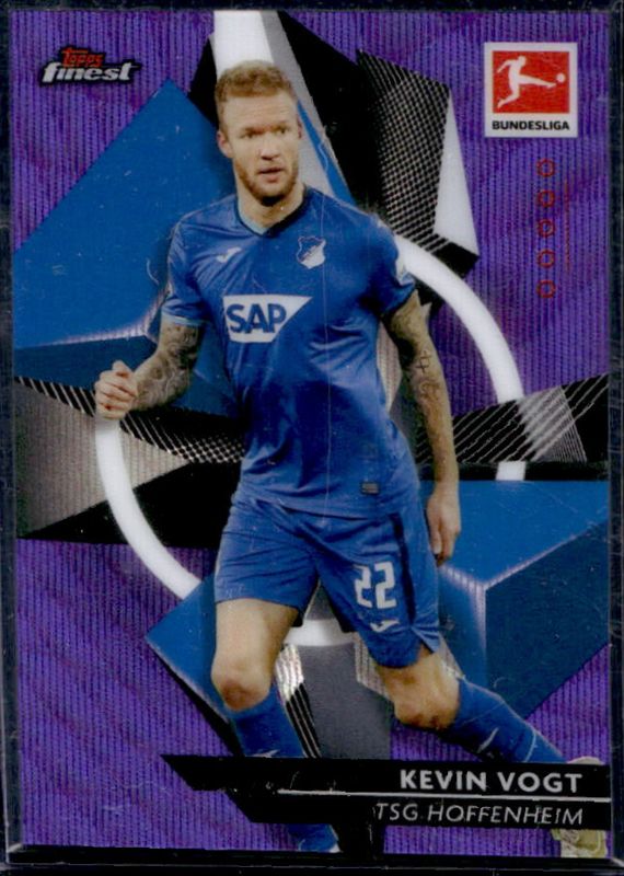 2020 Topps Finest Bundesliga #46 Purple Wave /250