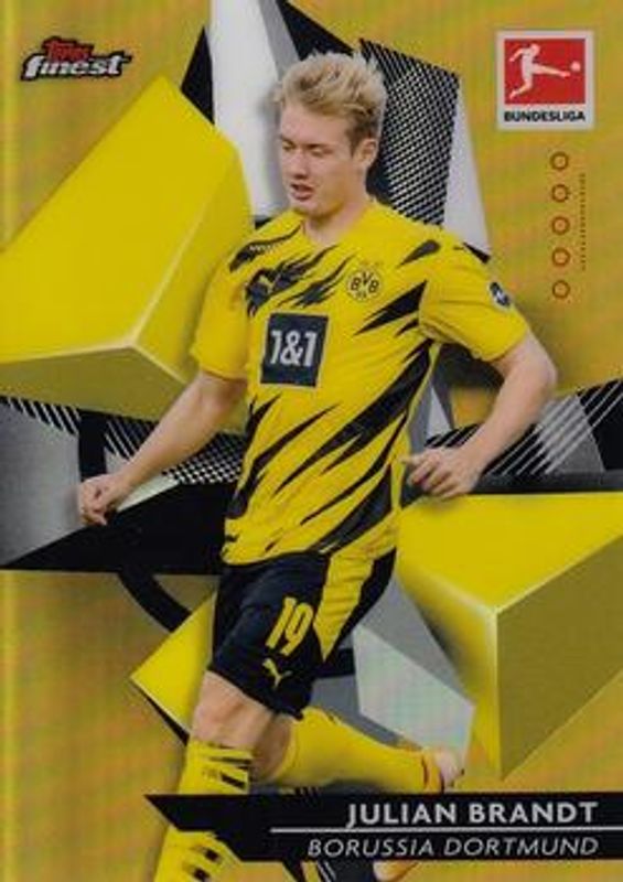 2020 Topps Finest Bundesliga #28 Gold /50