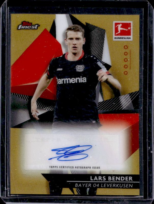 2020 Topps Finest Bundesliga #62 Autographs - Gold /25
