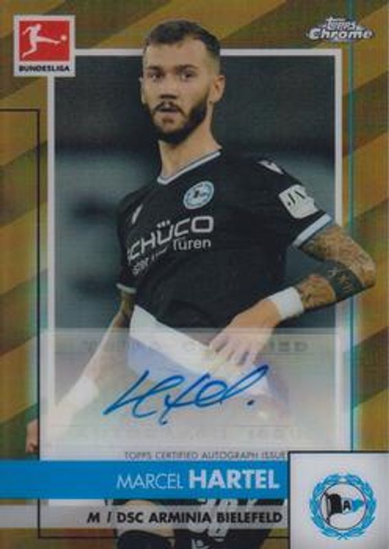 2020 Topps Chrome Bundesliga #BCA-MHA Chrome Autographs - Gold Refractor /60