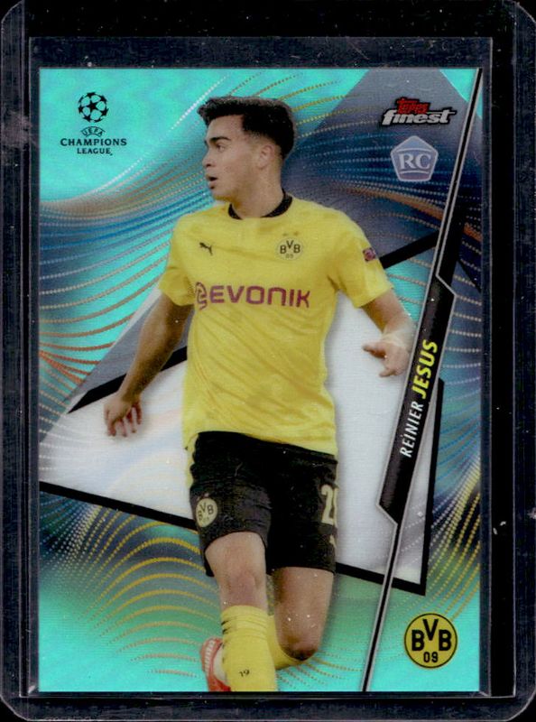 2020 Topps Finest UEFA Champions League #89 Aqua Refractor /75