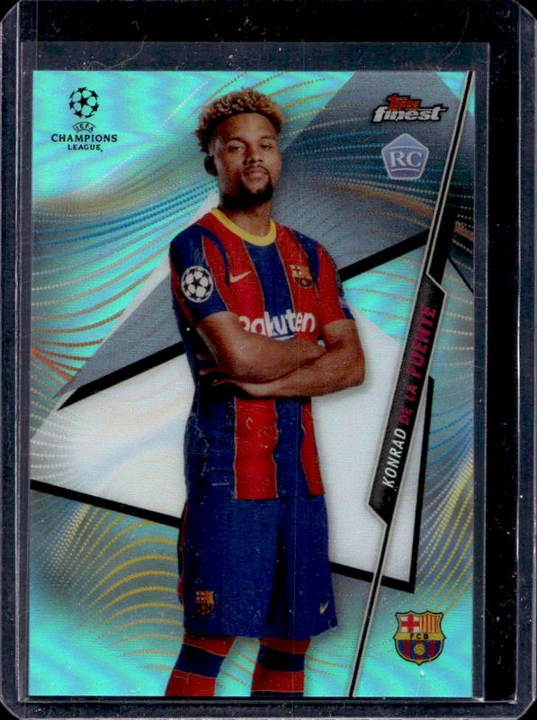 2020 Topps Finest UEFA Champions League #44 Aqua Refractor /75