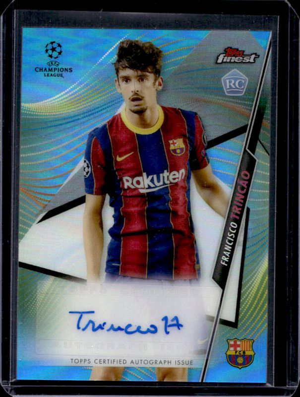2020 Topps Finest UEFA Champions League #FA-FTR Autographs - Blue Refractor /150