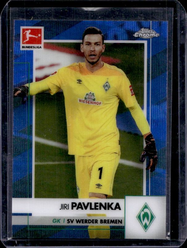 2020 Topps Chrome Bundesliga #27 Blue Wave Refractor /150