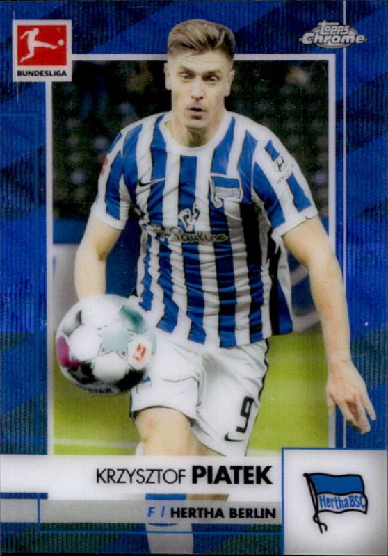 2020 Topps Chrome Bundesliga #8 Blue Wave Refractor /150