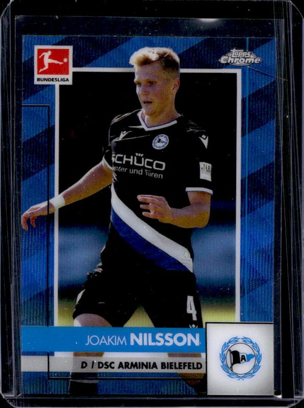 2020 Topps Chrome Bundesliga #20 Blue Wave Refractor /150