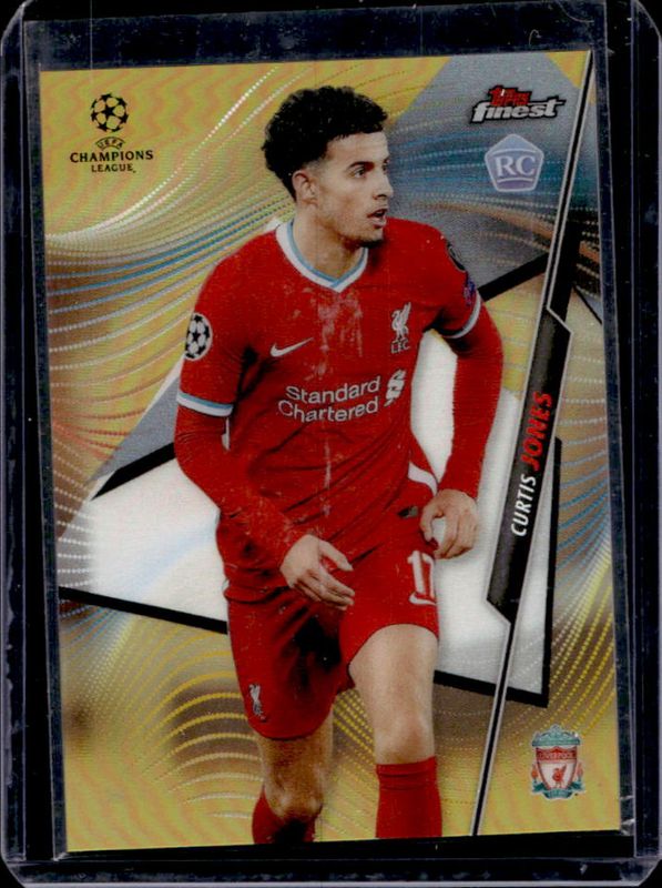2020 Topps Finest UEFA Champions League #95 Gold Refractor /50