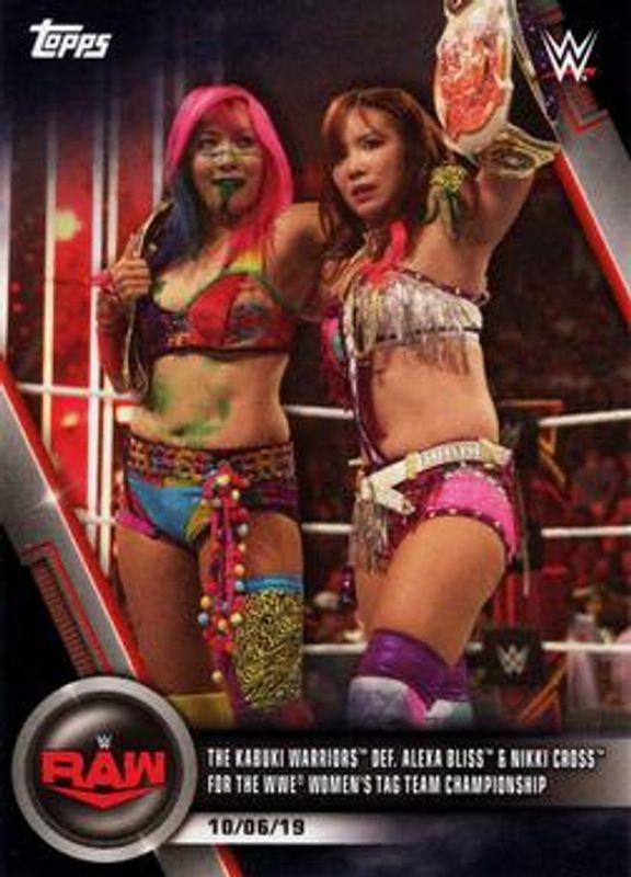 2020 Topps WWE Women's Division #91 Black /5