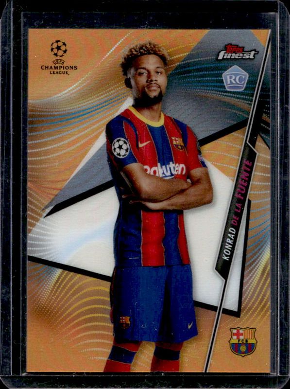 2020 Topps Finest UEFA Champions League #44 Orange Refractor /25