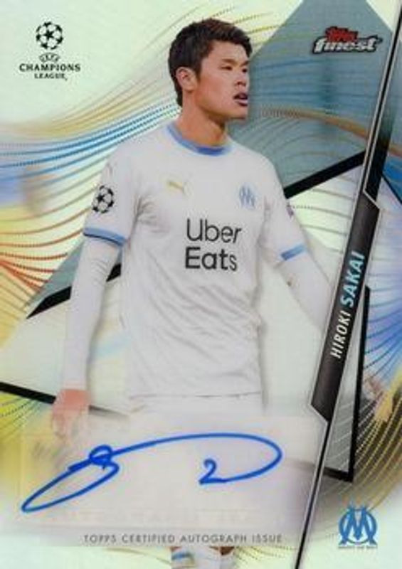 2020 Topps Finest UEFA Champions League #FA-HS Autographs