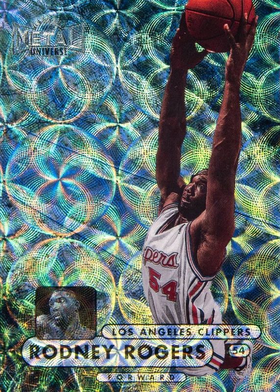 Rodney Rogers 1997 Metal Universe Championship #94 Precious Metal Gems /50 RAW