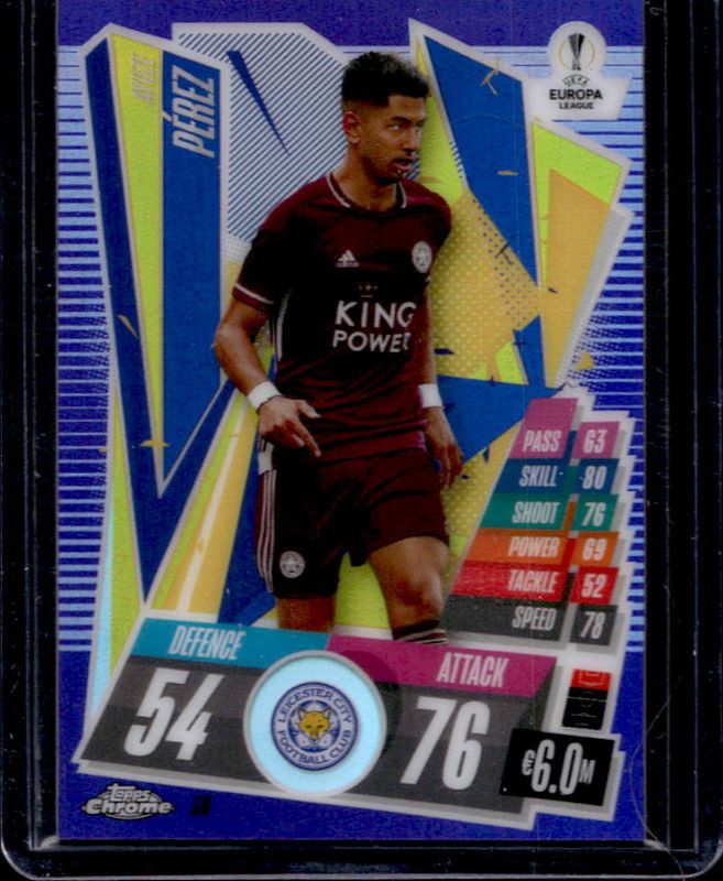 2020 Topps Chrome Match Attax UEFA Champions League #30 Purple /299