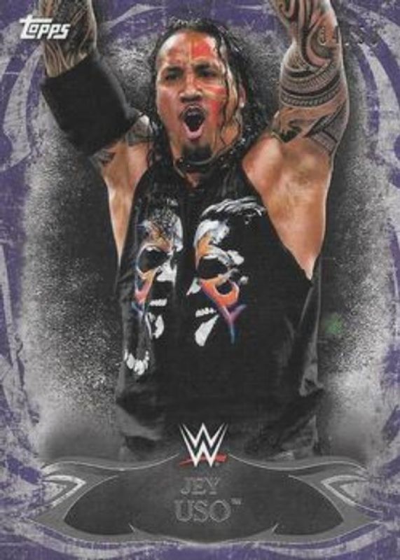 2015 Topps WWE Undisputed #21 Purple /50