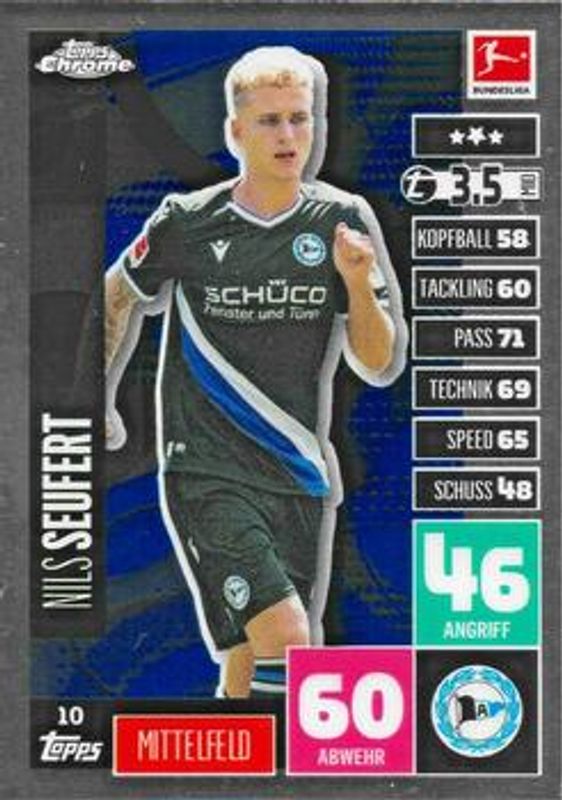 2020 Topps Chrome Match Attax Bundesliga #10 Base