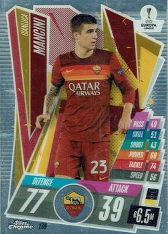 2020 Topps Chrome Match Attax UEFA Champions League #139 Base