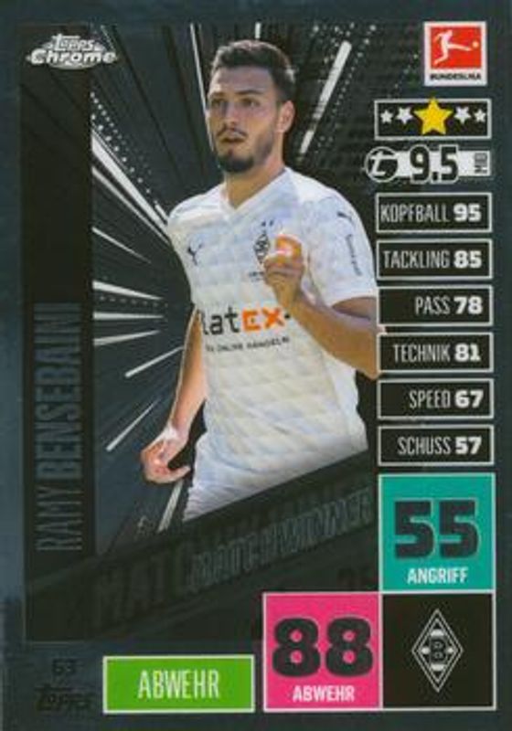 2020 Topps Chrome Match Attax Bundesliga #63 Base