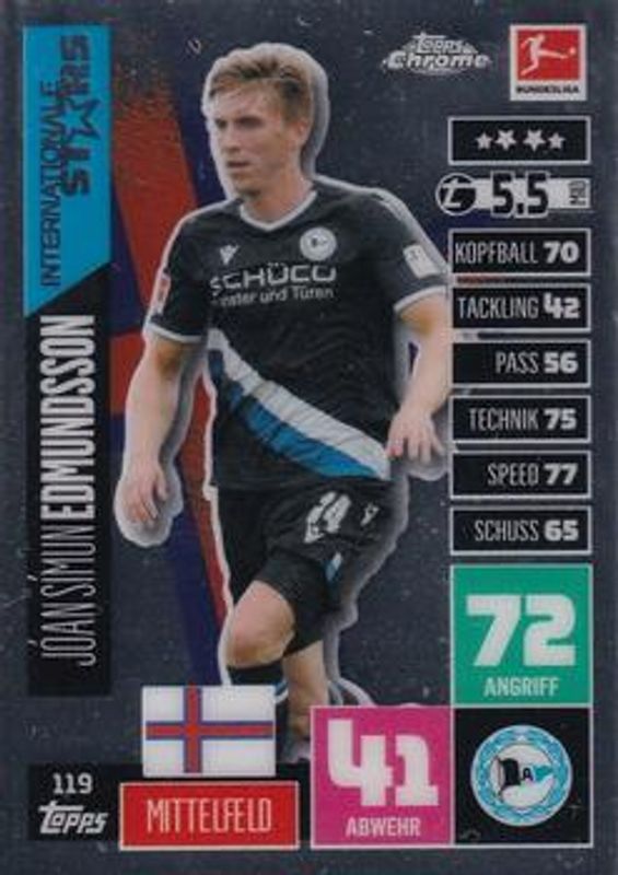 2020 Topps Chrome Match Attax Bundesliga #119 Base