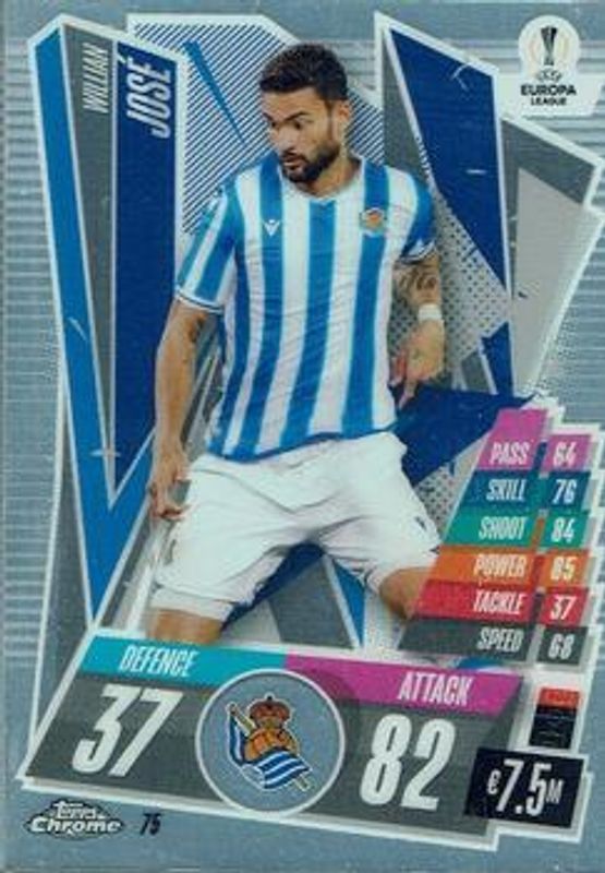 2020 Topps Chrome Match Attax UEFA Champions League #75 Base