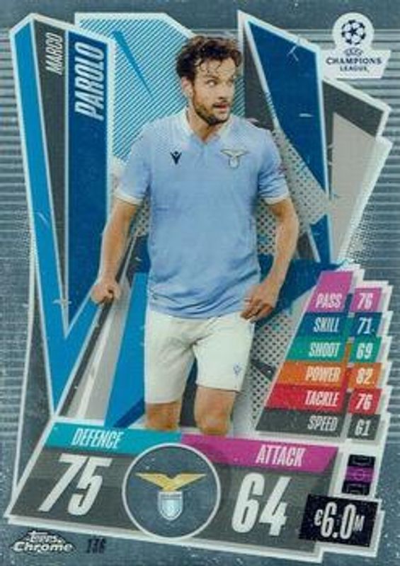 2020 Topps Chrome Match Attax UEFA Champions League #136 Base