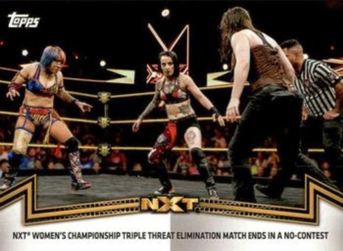2018 Topps WWE Women's Division #NXT-9 Memorable Matches & Moments