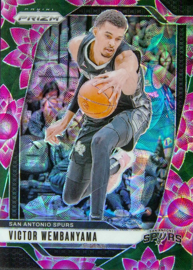 Victor Wembanyama 2024 Prizm #172 Lotus Flower /18 Price Guide