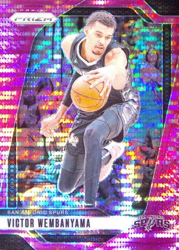 Victor Wembanyama 2024 Prizm #172 Pink Pulsar /42 RAW