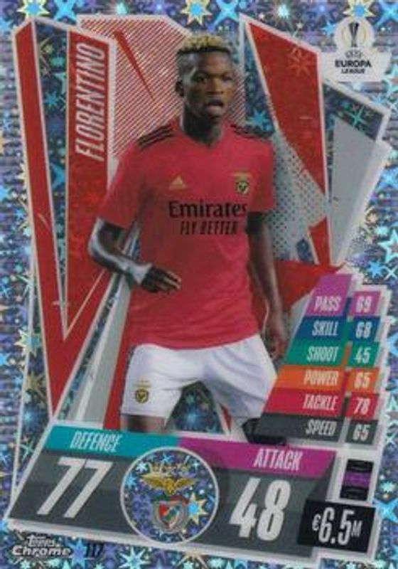 2020 Topps Chrome Match Attax UEFA Champions League #117 X Fractor