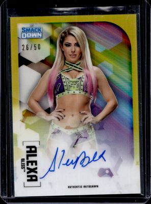 2020 Topps Chrome WWE #A-AL Autographs Gold /50