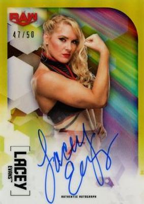 2020 Topps Chrome WWE #A-LE Autographs Gold /50