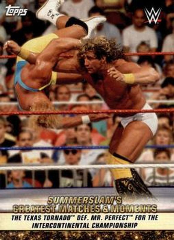 2019 Topps WWE SummerSlam #GM-4 SummerSlam's Greatest Matches & Moments