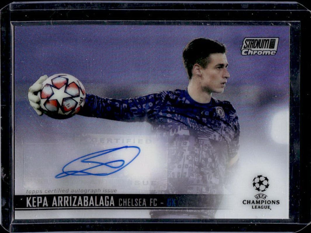 2020 Topps Stadium Club Chrome UEFA Champions League #CA-KAZ Chrome Autographs