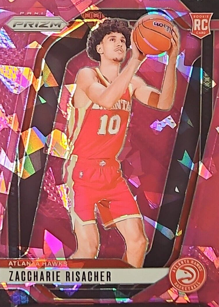 Zaccharie Risacher 2024 Prizm #265 Pink Ice Price Guide