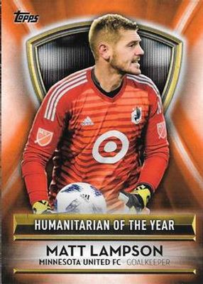 2019 Topps MLS #MLSA-ML 2018 MLS Award Winners Orange /25