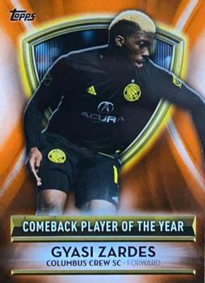 2019 Topps MLS #MLSA-GZ 2018 MLS Award Winners Orange /25