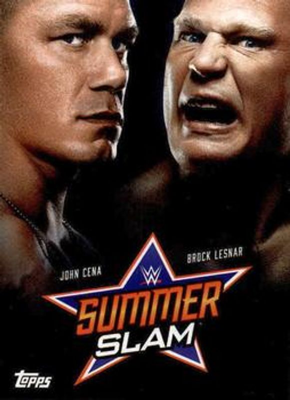 2019 Topps WWE SummerSlam #SS-14 SummerSlam Poster Spotlight