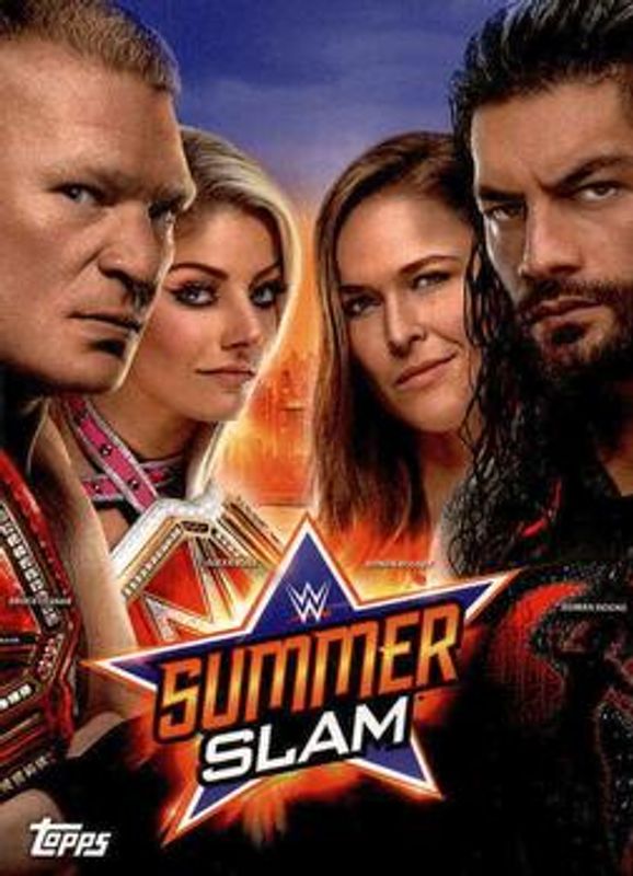 2019 Topps WWE SummerSlam #SS-18 SummerSlam Poster Spotlight
