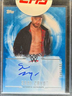 2017 Topps WWE Undisputed #UA-SZ Autographs /199