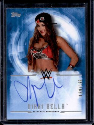 2017 Topps WWE Undisputed #UA-NB Autographs /199