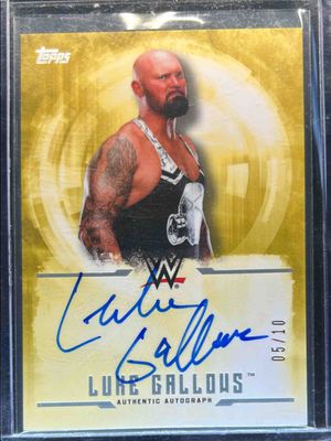 2017 Topps WWE Undisputed #UA-LG Autographs - Gold /10