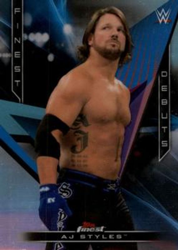 2020 Topps Finest WWE #D-7 Finest Debuts