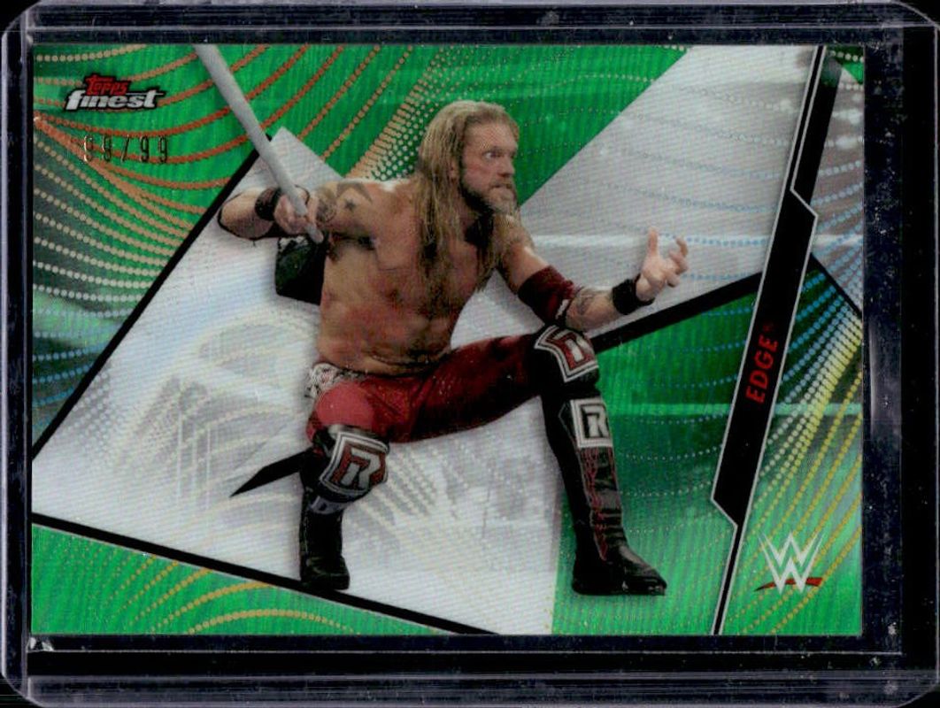 2020 Topps Finest WWE #14 Green /99