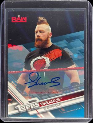 2017 Topps WWE Then Now Forever #136 Autographs - Blue /50