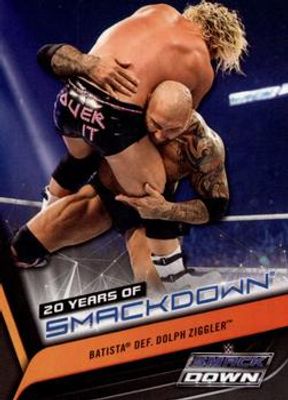 2019 Topps WWE SmackDown Live #SD-33 20 Years of SmackDown