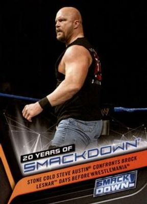 2019 Topps WWE SmackDown Live #SD-15 20 Years of SmackDown