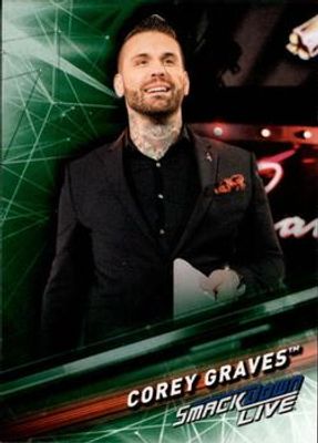 2019 Topps WWE SmackDown Live #18 Green