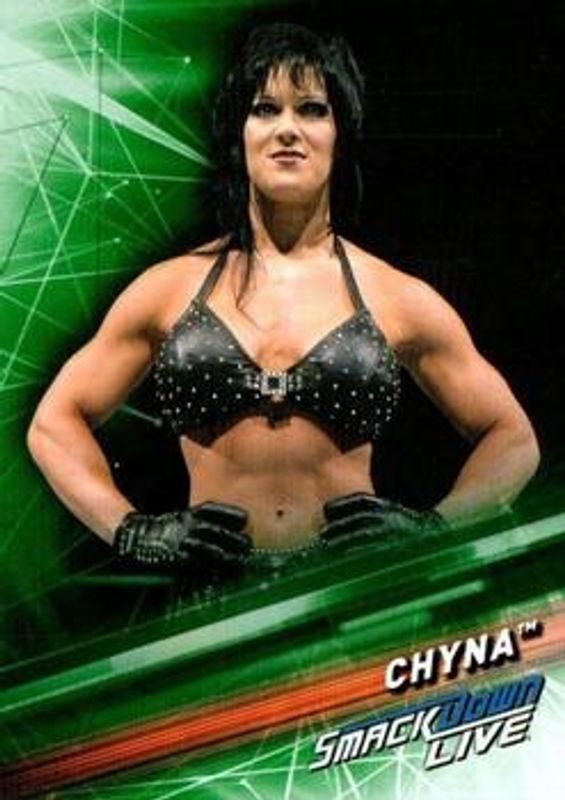 2019 Topps WWE SmackDown Live #69 Green