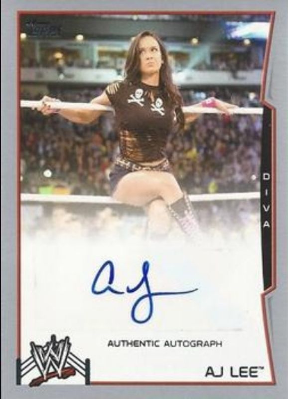 2014 Topps WWE Autographs - Silver
