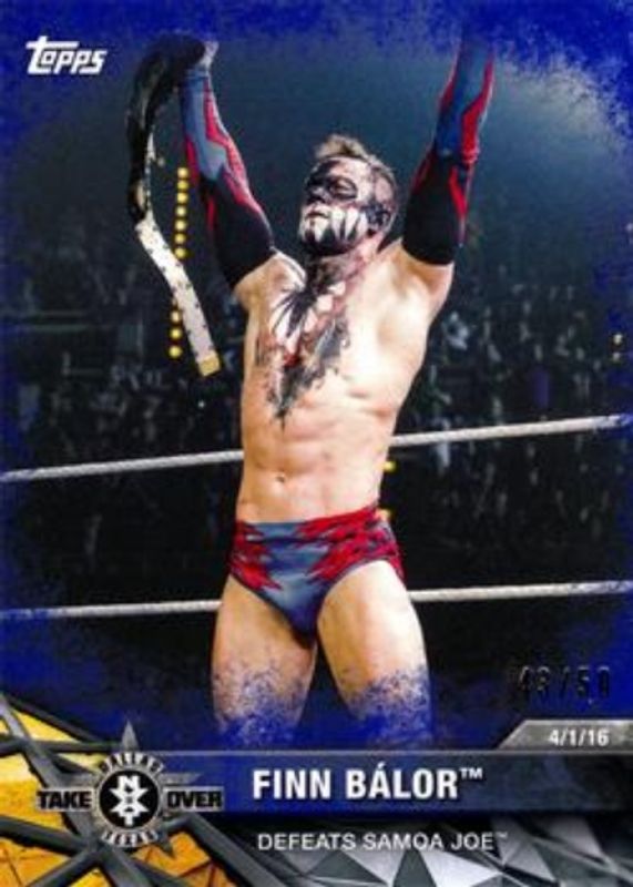 2017 Topps WWE NXT #30 Matches & Moments - Blue /50