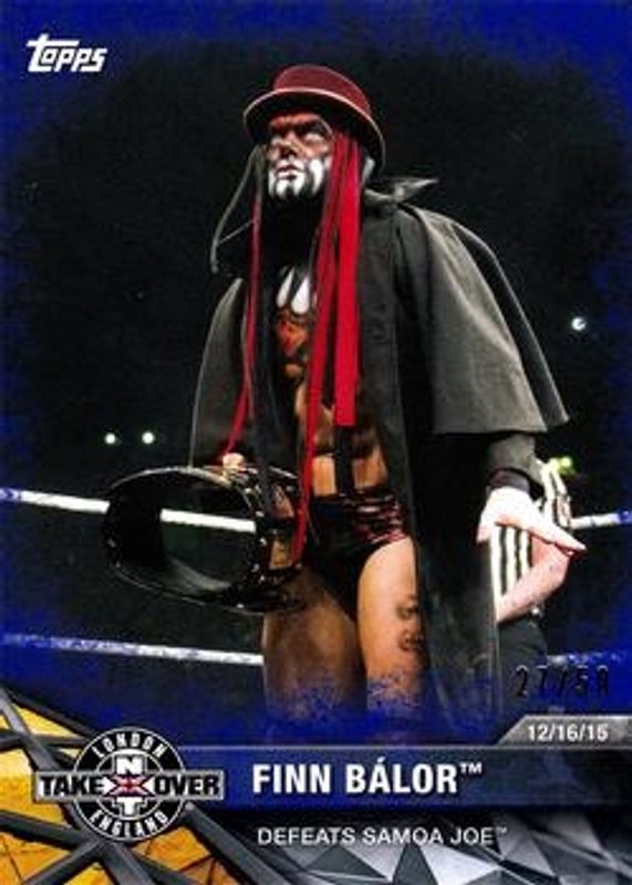 2017 Topps WWE NXT #16 Matches & Moments - Blue /50