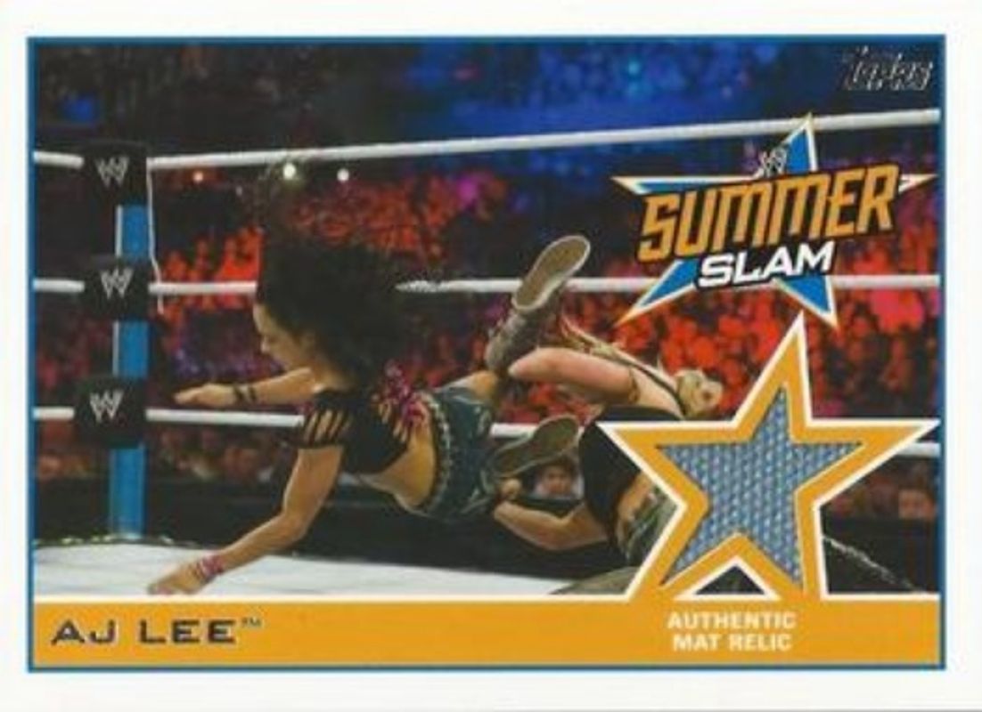 2014 Topps WWE Summer Slam Mat Relics